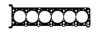 BGA CH6580 Gasket, cylinder head